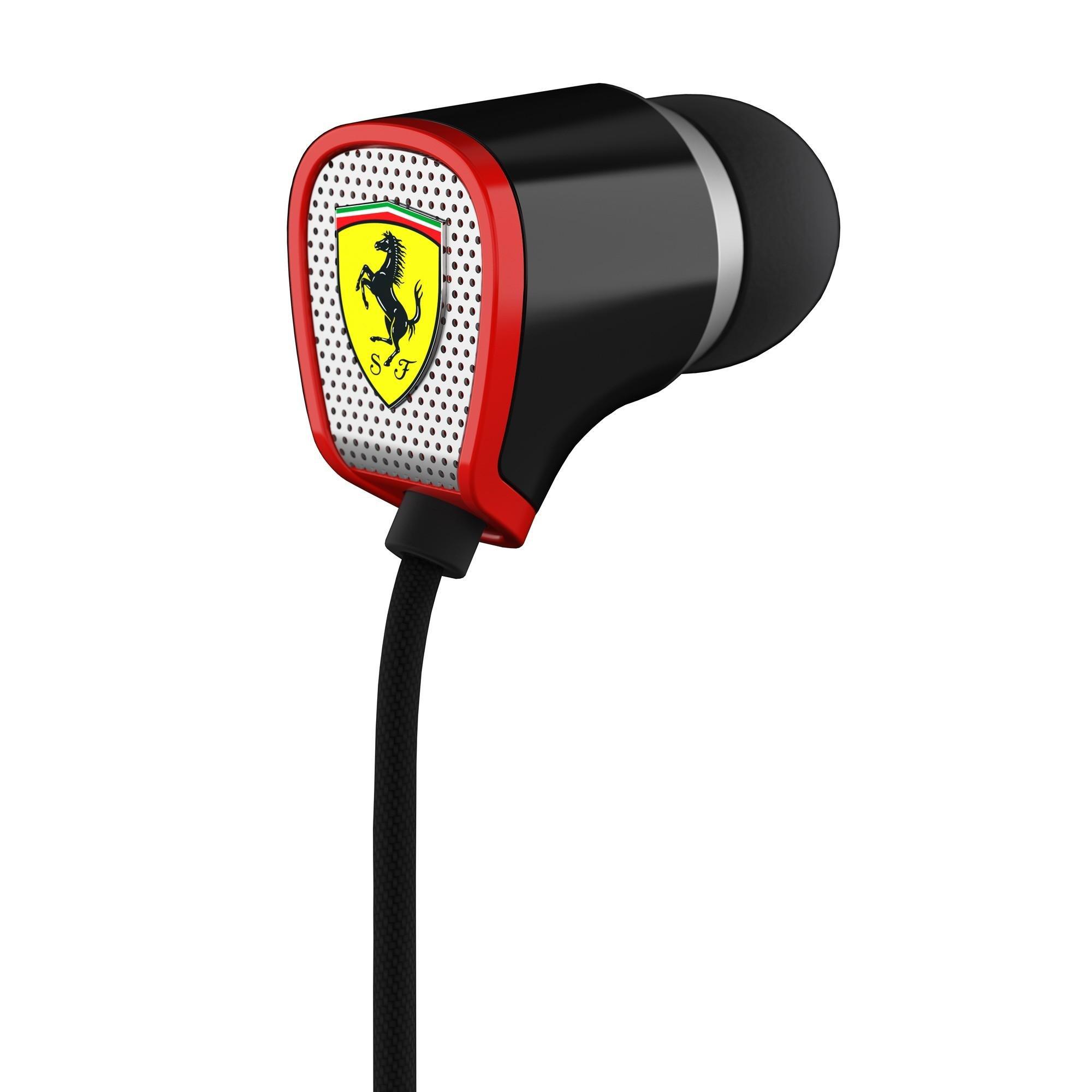 Ferrari by Logic3  Ferrari by Logic3 Scuderia R100i Auricolare Cablato In-ear Nero 