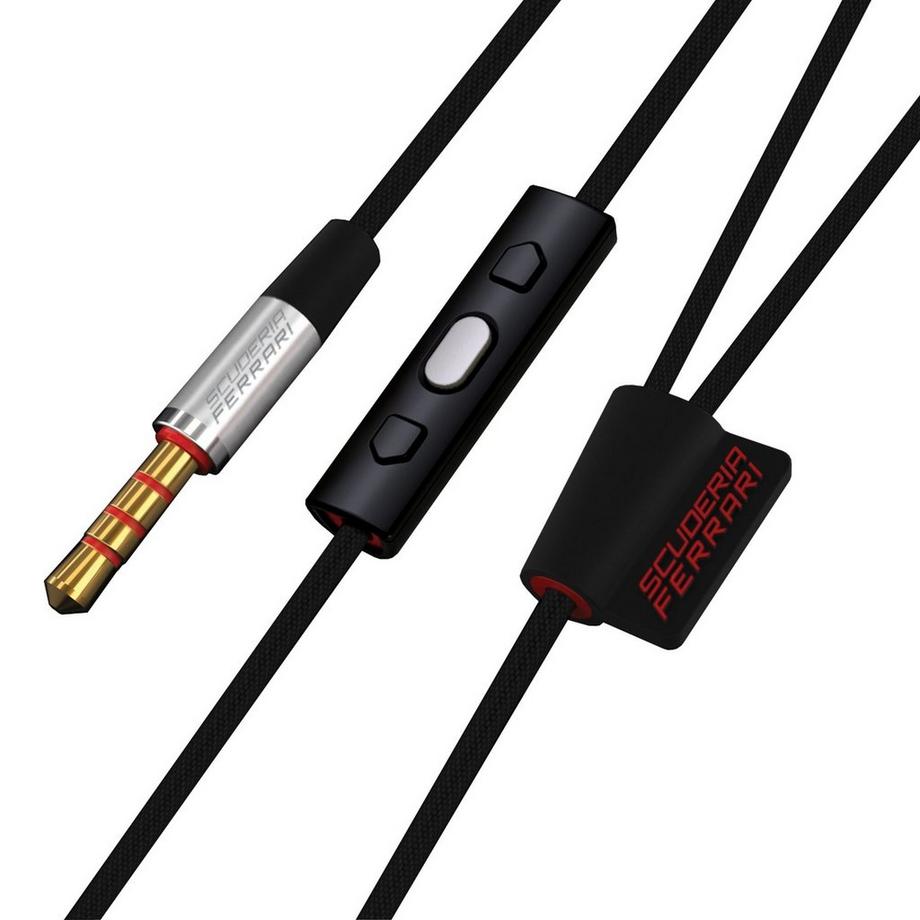 Ferrari by Logic3  Ferrari by Logic3 Scuderia R100i Casque Avec fil Ecouteurs Noir 