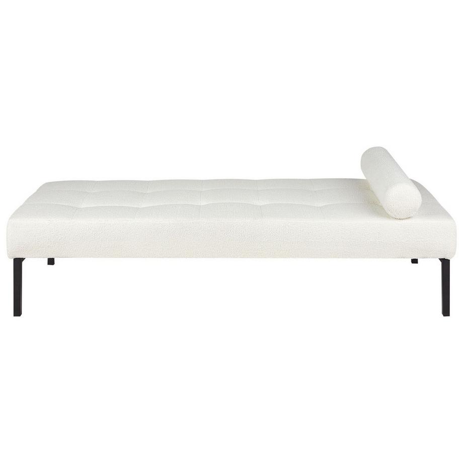 Beliani Chaise longue en Bouclé Moderne CHINON  