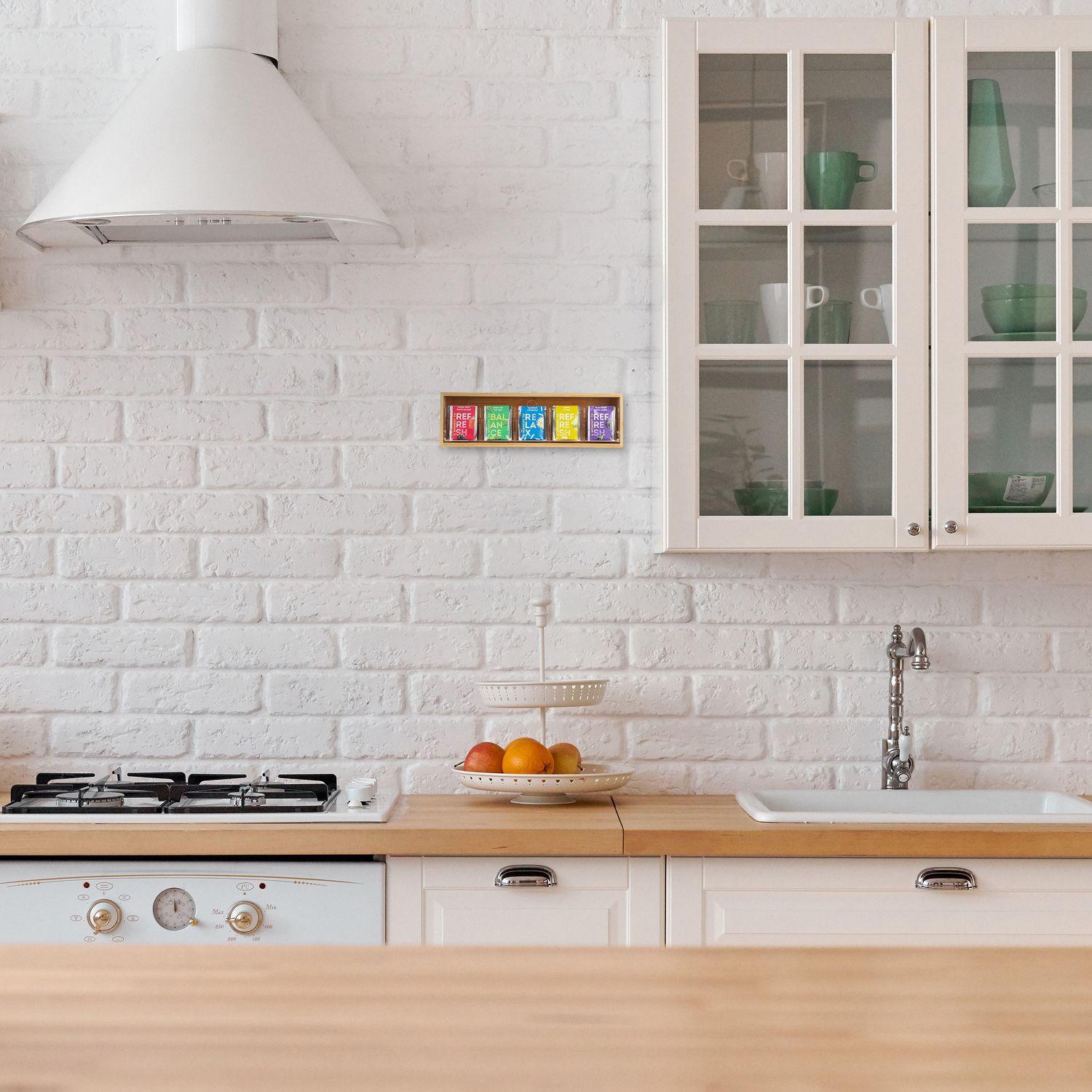 B2X Scatola da tè in bambù  