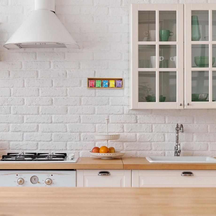 B2X Scatola da tè in bambù  