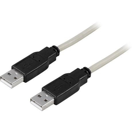 DELTACO  Câble USB 2.0 Type A mâle - Type A mâle 1,0 m 