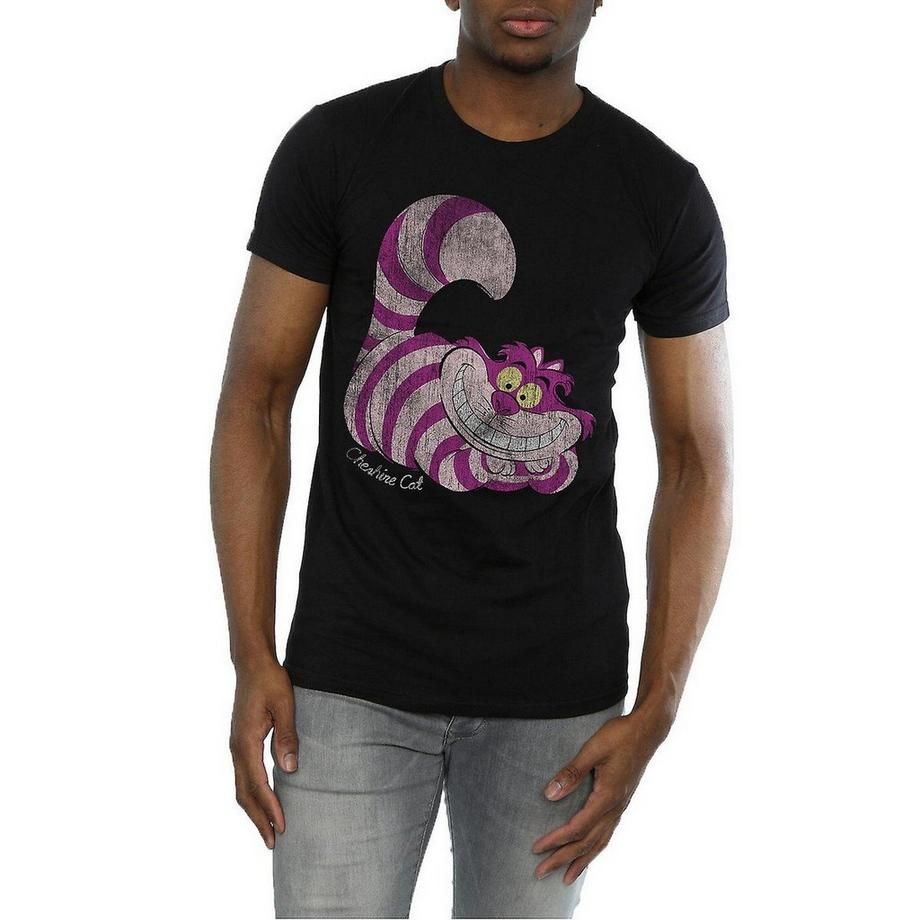 Alice in Wonderland T-Shirt Stampa Grafica Cheshire Cat  