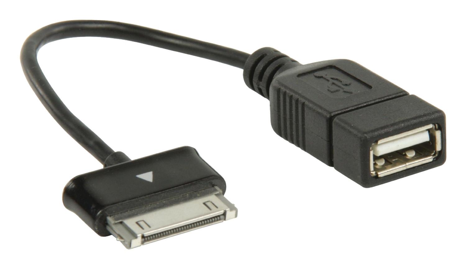 Nedis  Câble de synchronisation et de charge Samsung 30 broches mâle - USB A femelle 0,20 m noir 