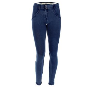 PUSH-UP-JEANS WR.UP® 7/8 skinny con strisce laterali