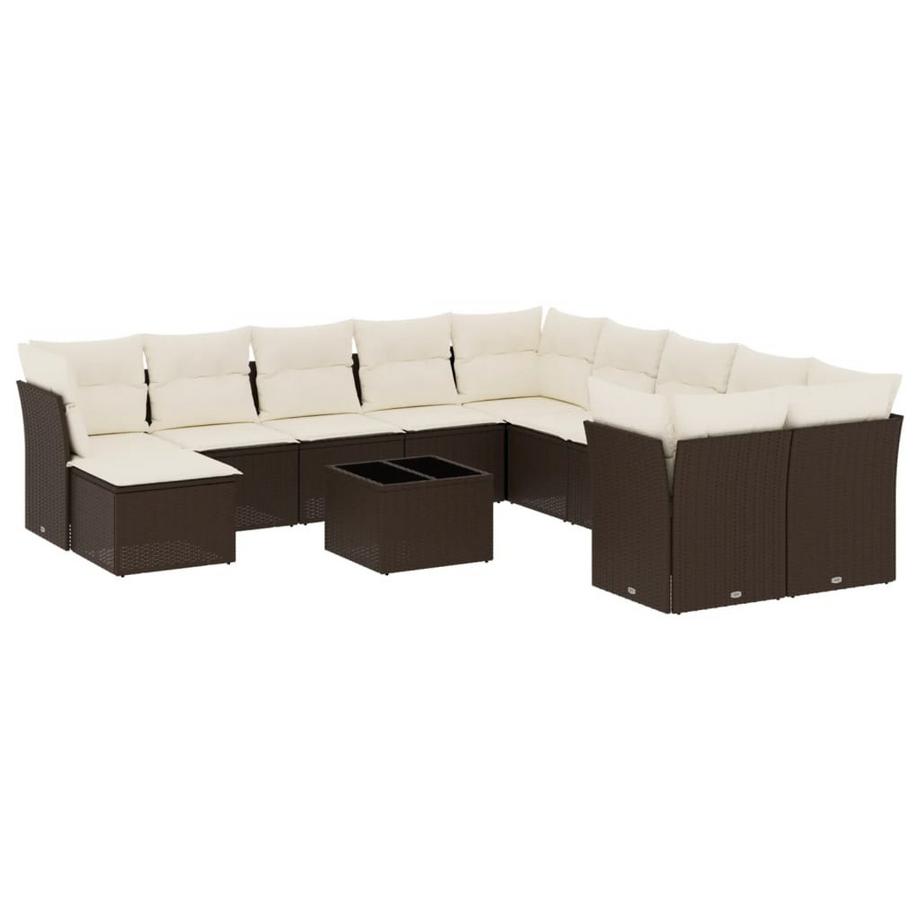 set divano da giardino Polirattan