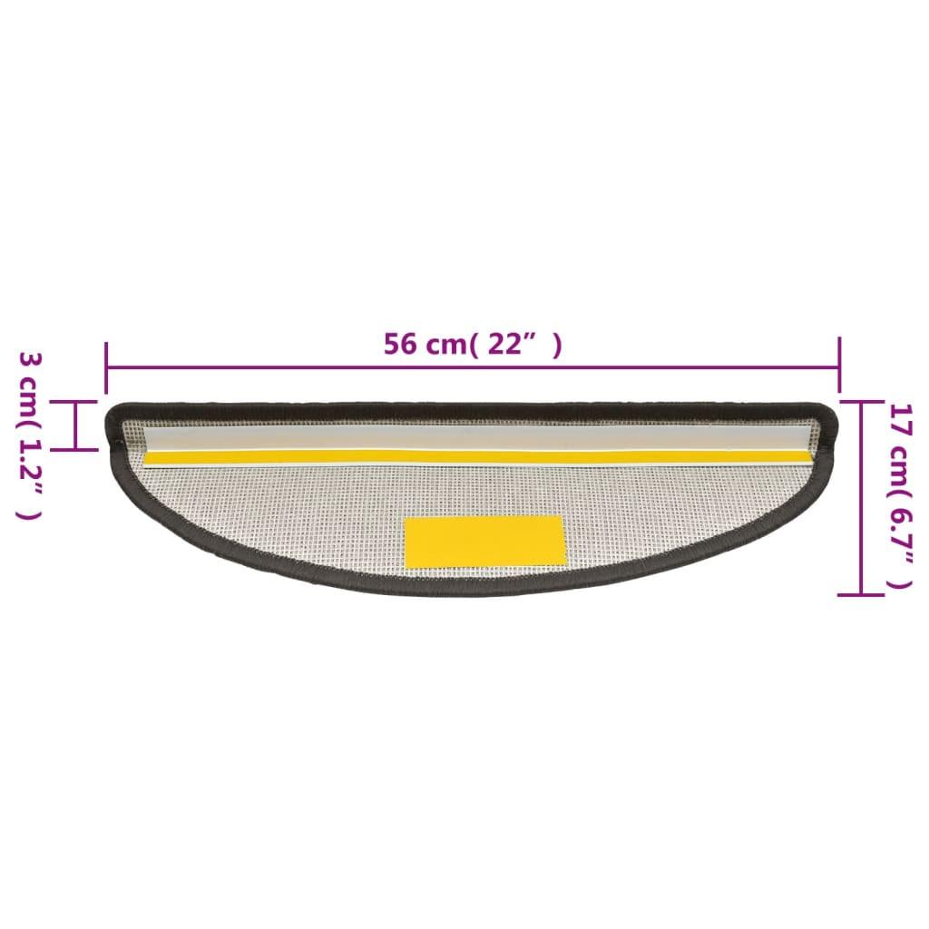 VidaXL tappetino per scale Polipropilene  