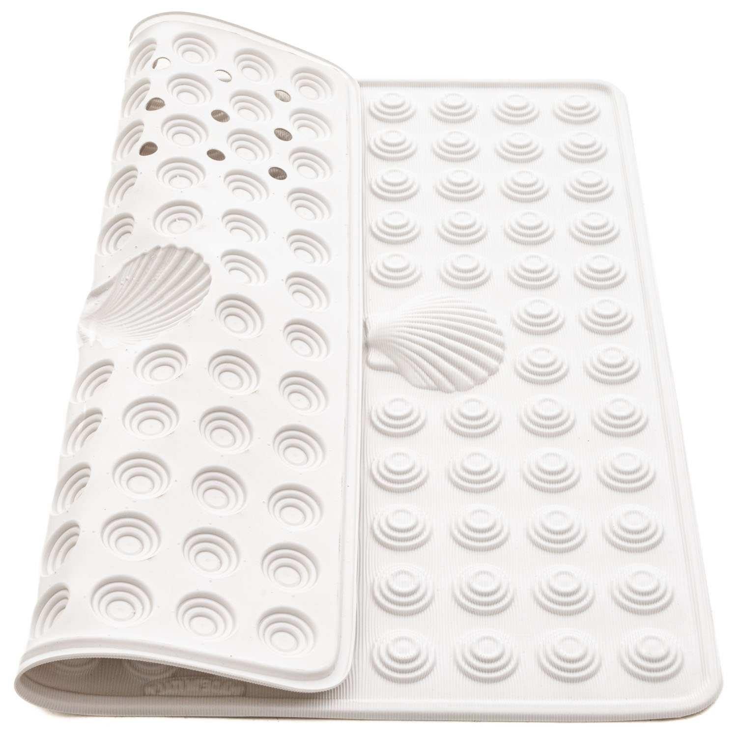 Tatkraft Tapis de douche antidérapant 48x48 cm blanc  