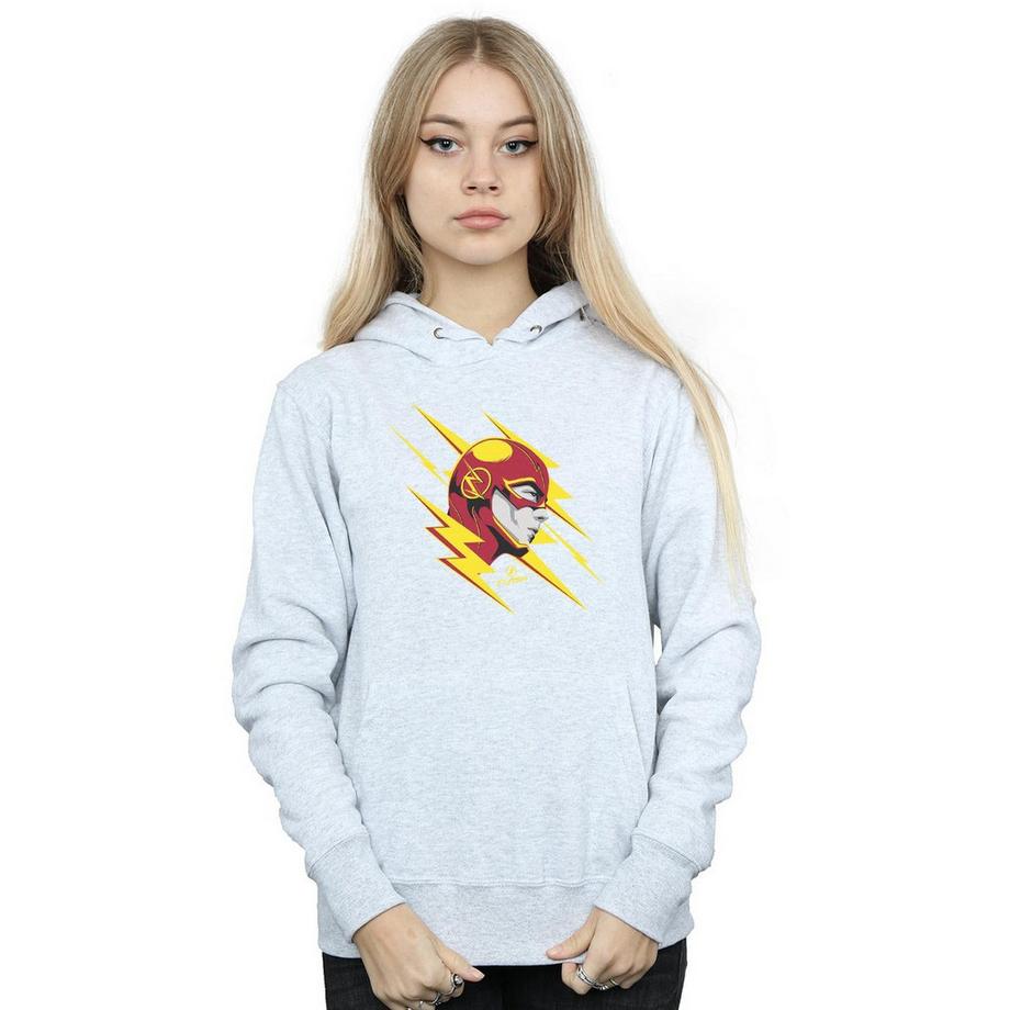 DC COMICS Flash Logo Felpa con cappuccio  