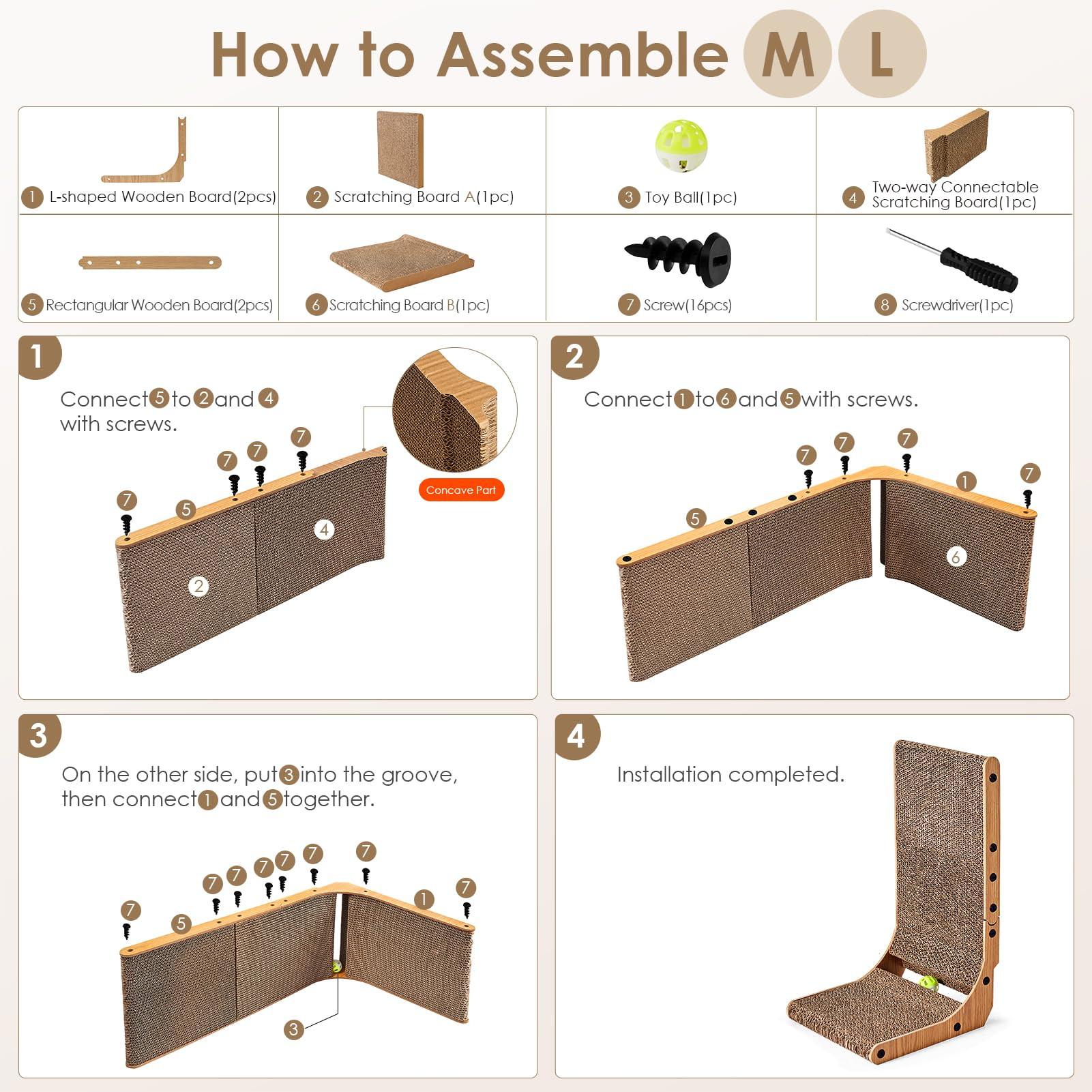 Activity-board  Planche à gratter pour Chat 
