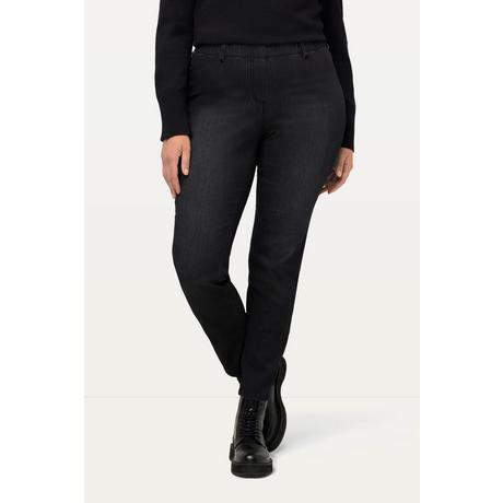 Ulla Popken  Jegging Sienna, coupe ajustée à ceinture élastique 