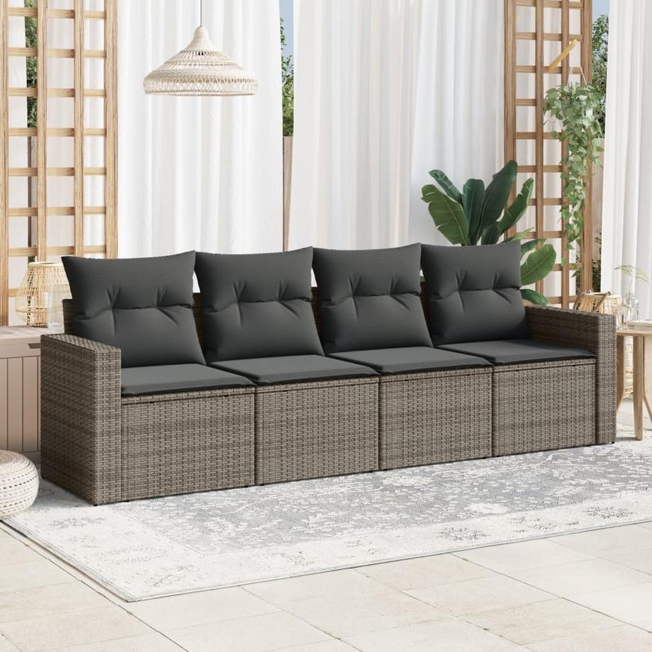 VidaXL Garten sofagarnitur poly-rattan  
