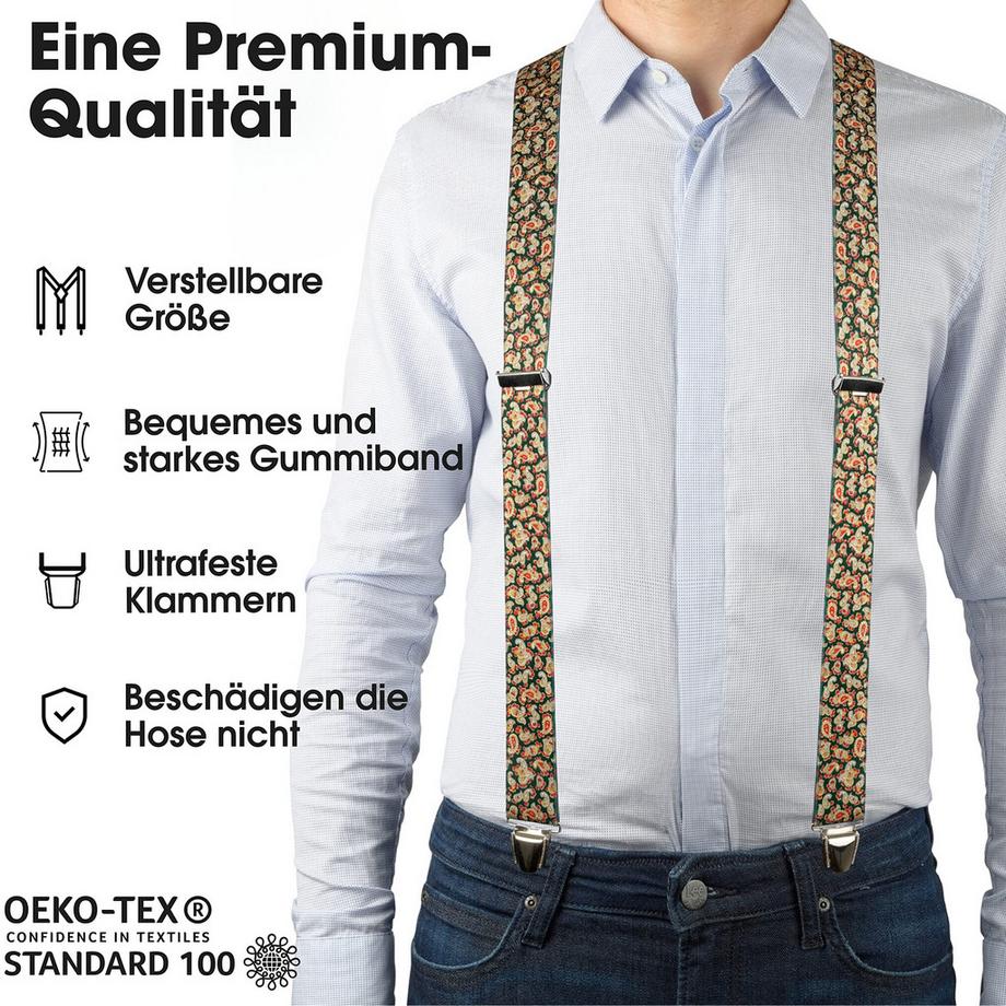 Only-bags.store Breite Vintage Hosenträger  