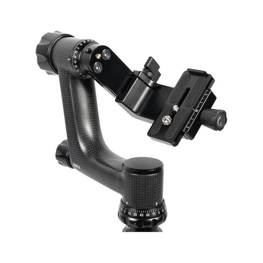 Sirui  Sirui PH-10 testa per treppiede Nero Carbonio, Fibra 1/4, 3/8" Sospensione 