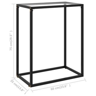 VidaXL Table console verre  