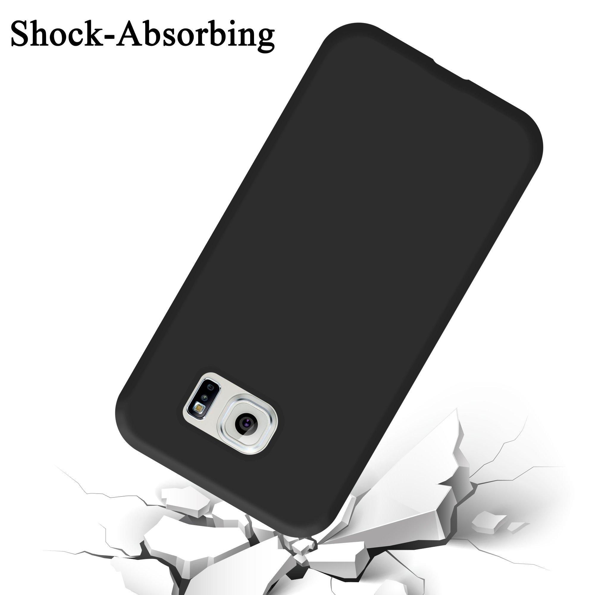 Cadorabo  Housse compatible avec Samsung Galaxy S6 - Coque de protection en silicone TPU flexible 