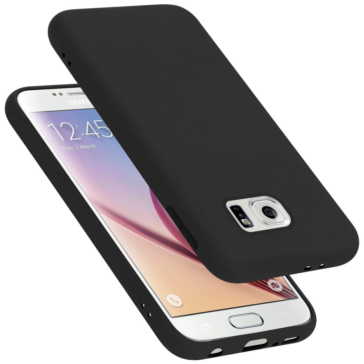 Cadorabo  Housse compatible avec Samsung Galaxy S6 - Coque de protection en silicone TPU flexible 