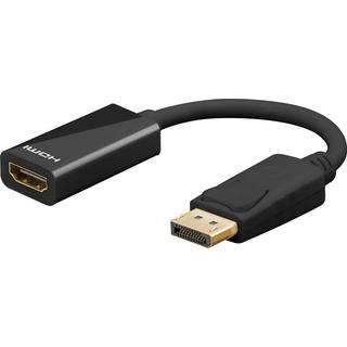 Goobay  Adattatore Goobay DisplayPort a HDMI 0,1 m - Nero 