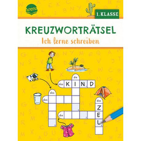 Kreuzworträtsel. Ich lerne schreiben (1. Klasse) Seeberg, Helen; Reimers, Silke (Illustrationen) Copertina rigida 