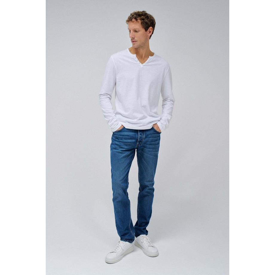 Salsa Maglietta Henley a maniche lunghe  