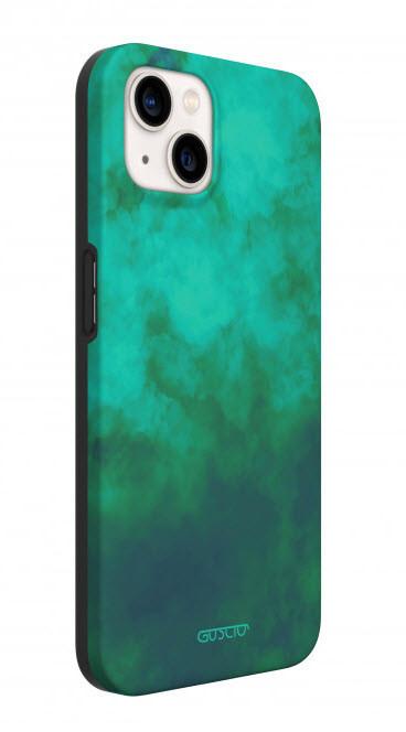 GUSCIO  iPhone 13 - GUSCIO Cover Emerald Cloud 