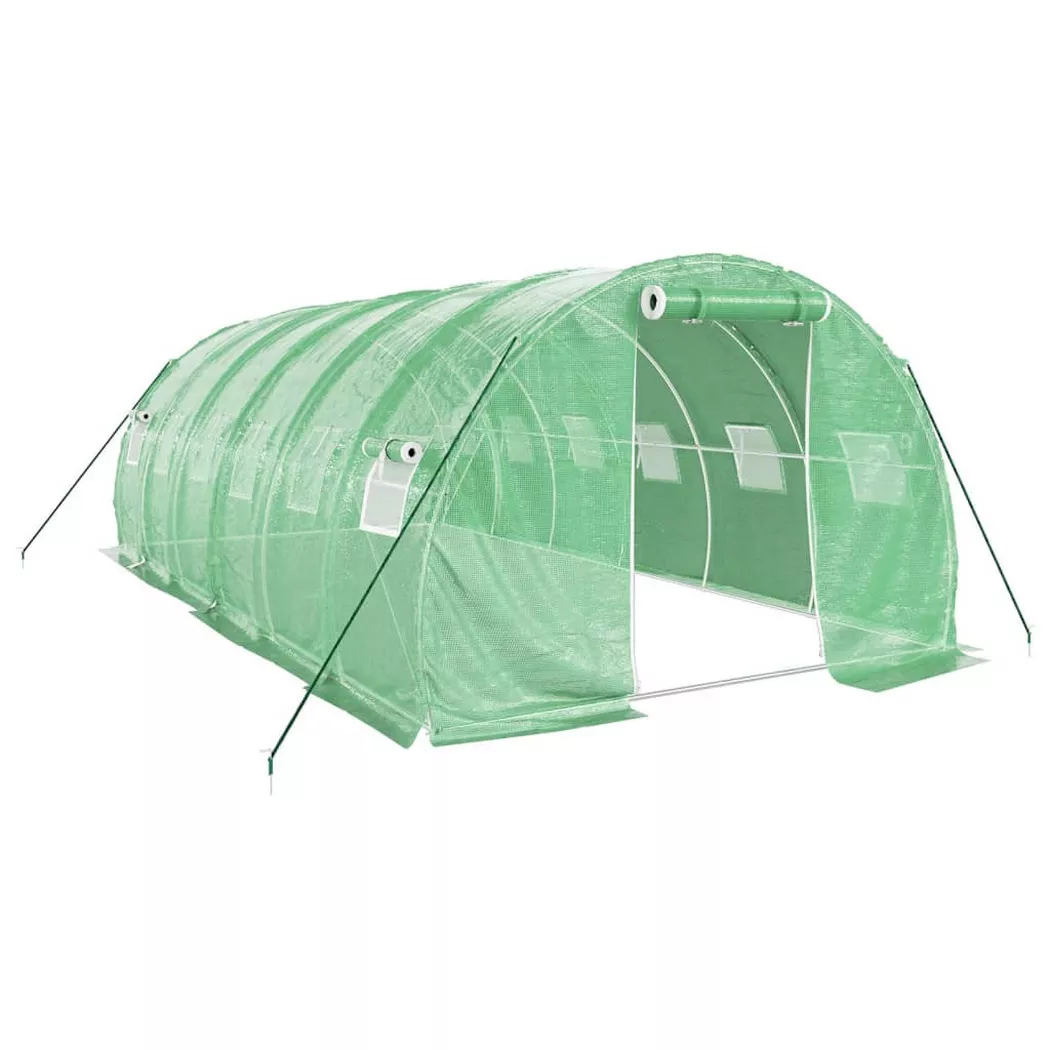VidaXL - Gewächshaus polyethylen, One Size, Grün