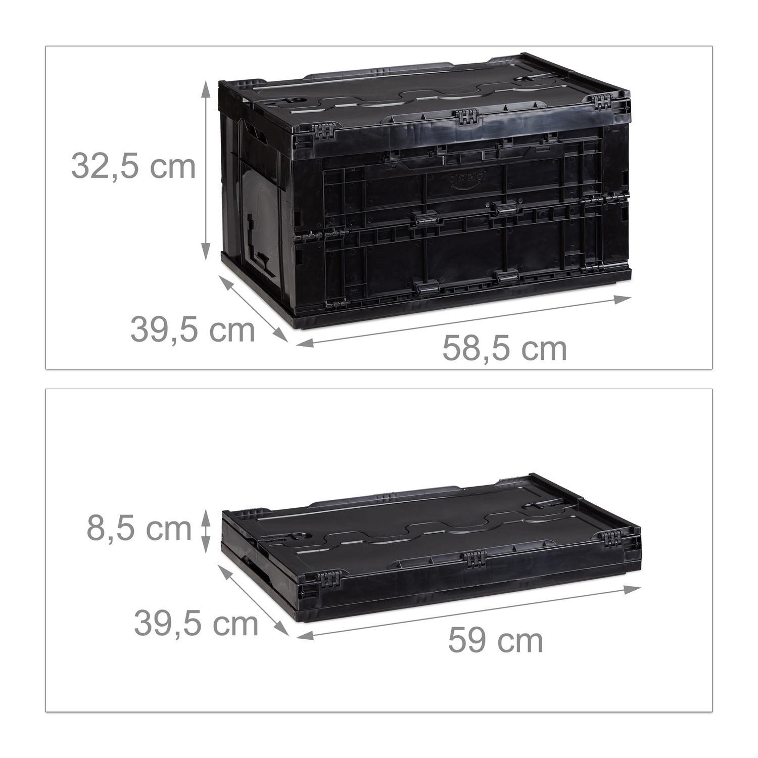 B2X Transportbox 60 Liter mit Deckel  