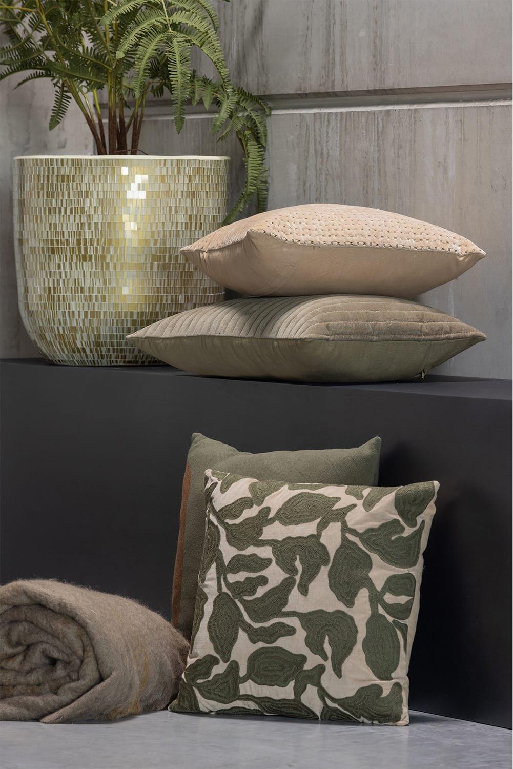 mutoni Cuscino Banding Stripe powder 60x40  