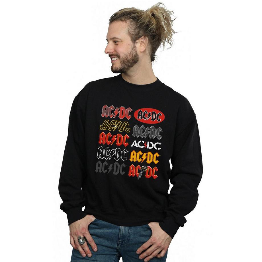 AC/DC ACDC Bedrucktes Rundhals-Sweatshirt  
