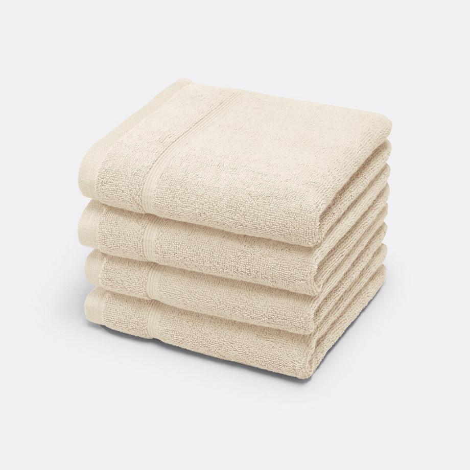 La Redoute Intérieurs Lot 4 serviettes d'invité éponge 600 g/m²  