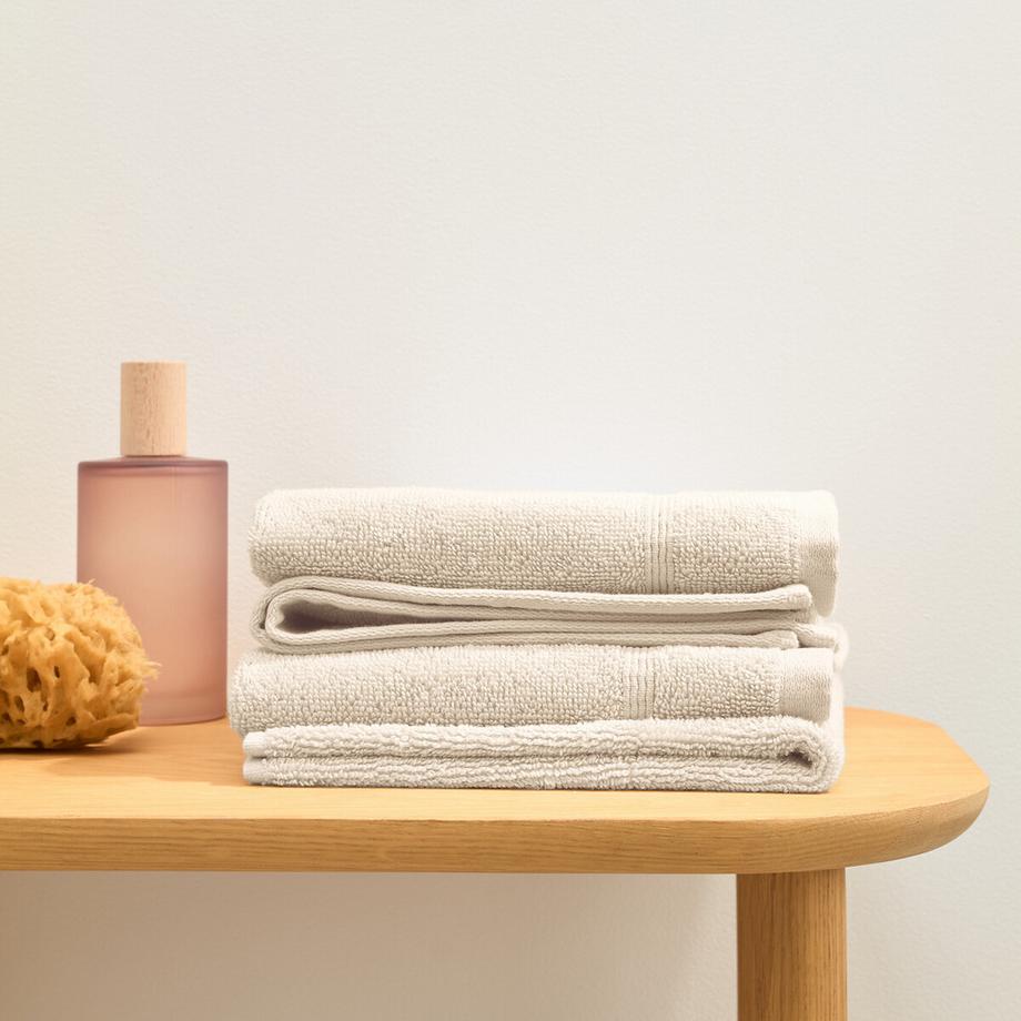 La Redoute Intérieurs Lot 4 serviettes d'invité éponge 600 g/m²  