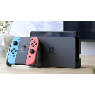 Nintendo  Switch OLED Konsole 64 GB Neonrot, Neonblau 