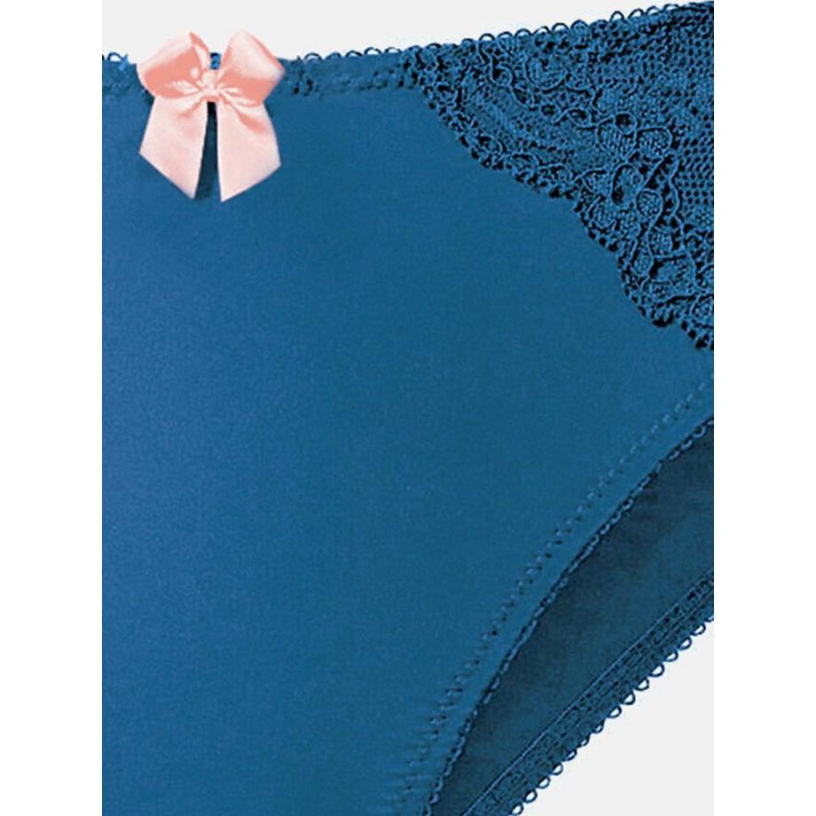 LASCANA Crema Slip Bordo in Pizzo  