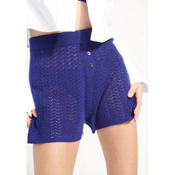 AVA 14 Mini pantaloncini lavorati a maglia - 100% cashmere, cropped