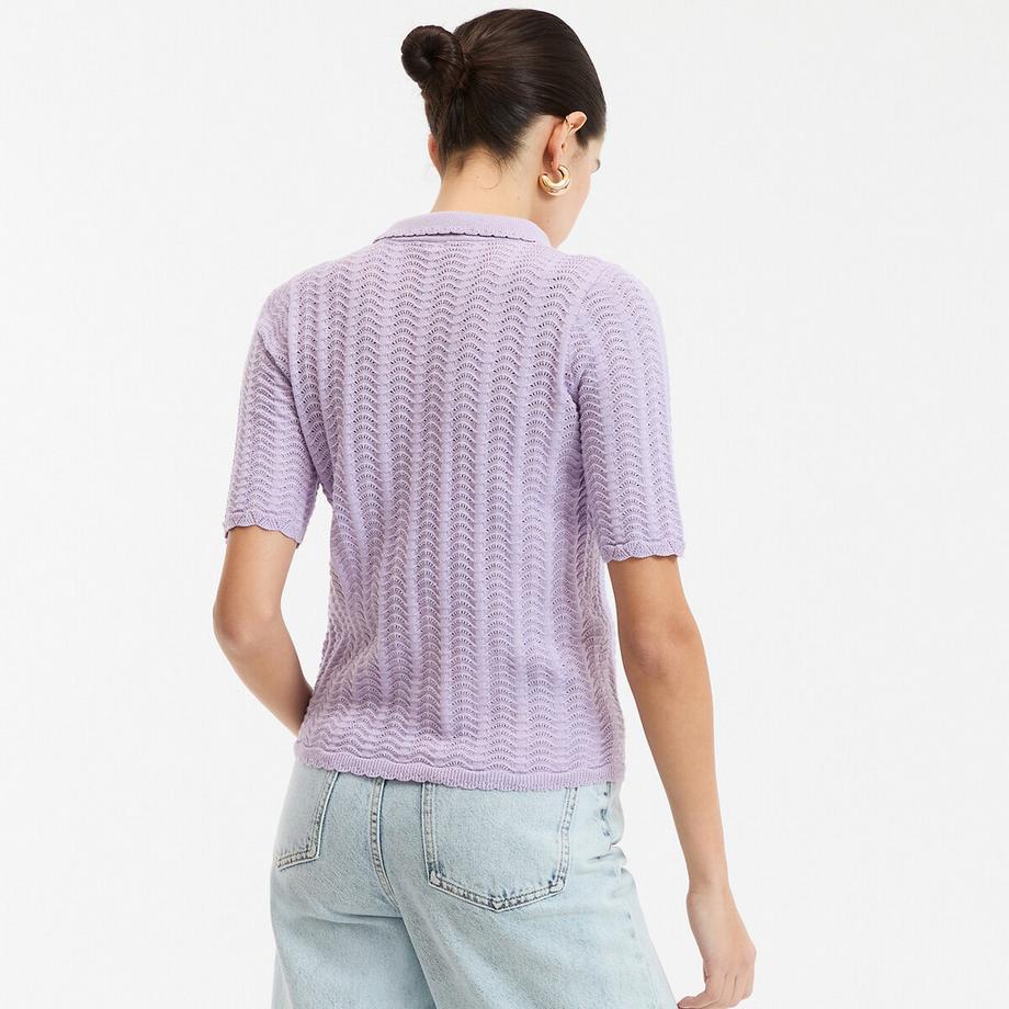 La Redoute Collections Pullover con Collo Polo  