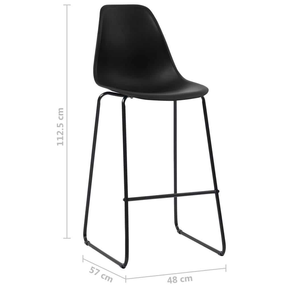 VidaXL Chaise de bar plastique  