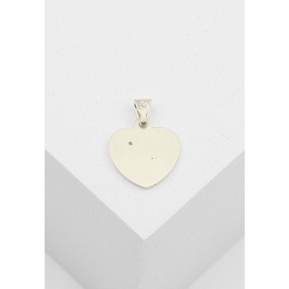 MUAU Schmuck  Pendentif ange en or blanc 750 diamant 0,005ct. 16x12mm 