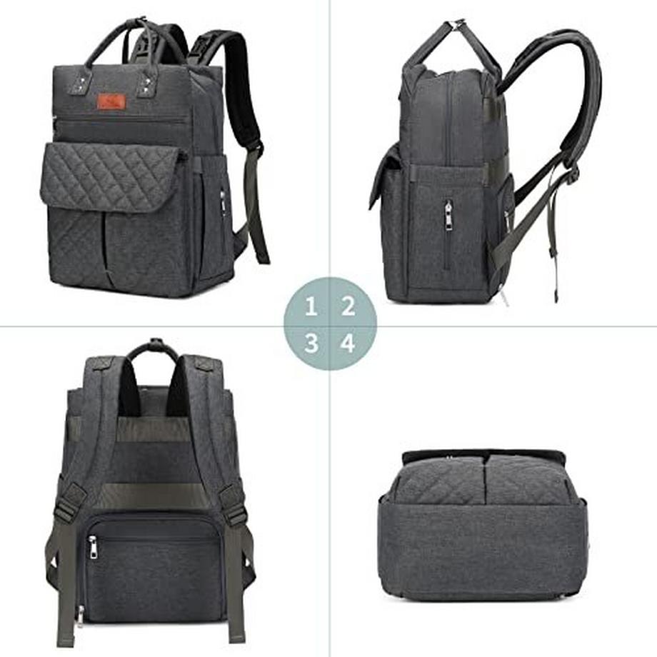 Only-bags.store Sac à dos à langer multifonctionnel avec matelas à langer  