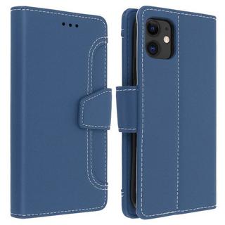 Avizar  Etui mit Portemonnaie iPhone 11 Blau 