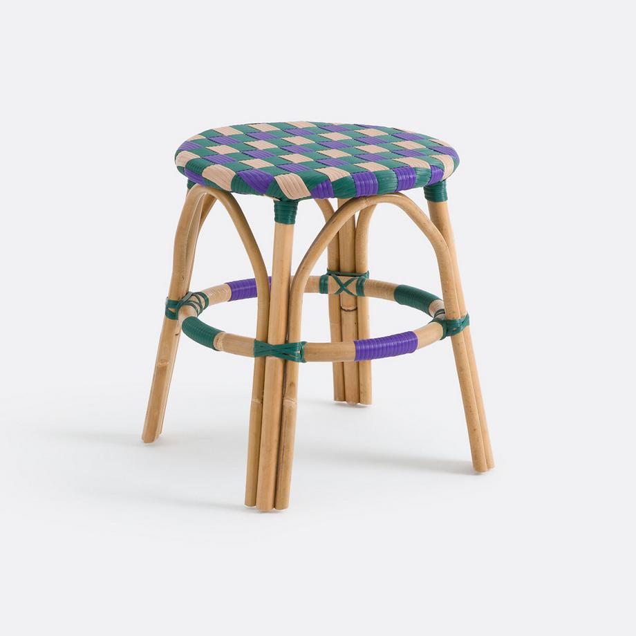 La Redoute Intérieurs Hocker aus natürlichem Rattan und geflochtenem Harz  