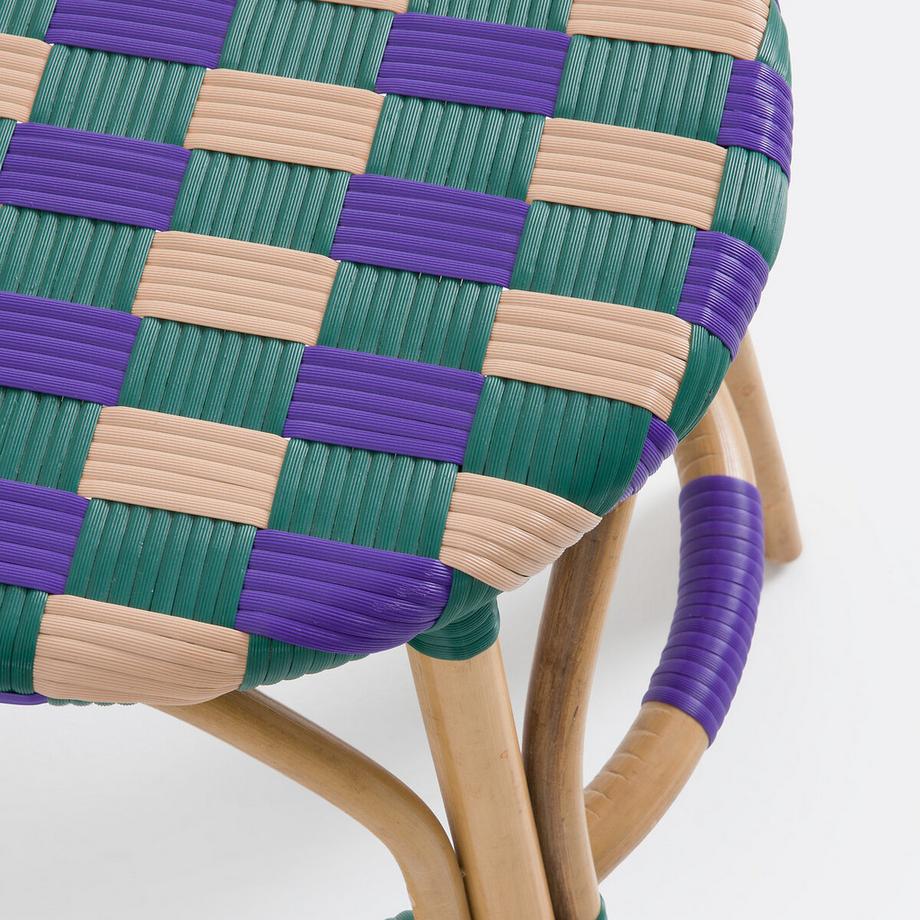 La Redoute Intérieurs Hocker aus natürlichem Rattan und geflochtenem Harz  