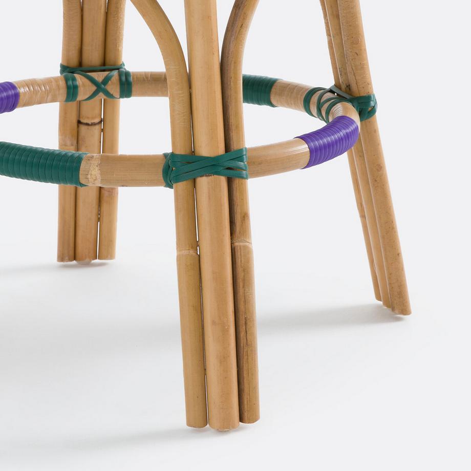 La Redoute Intérieurs Hocker aus natürlichem Rattan und geflochtenem Harz  