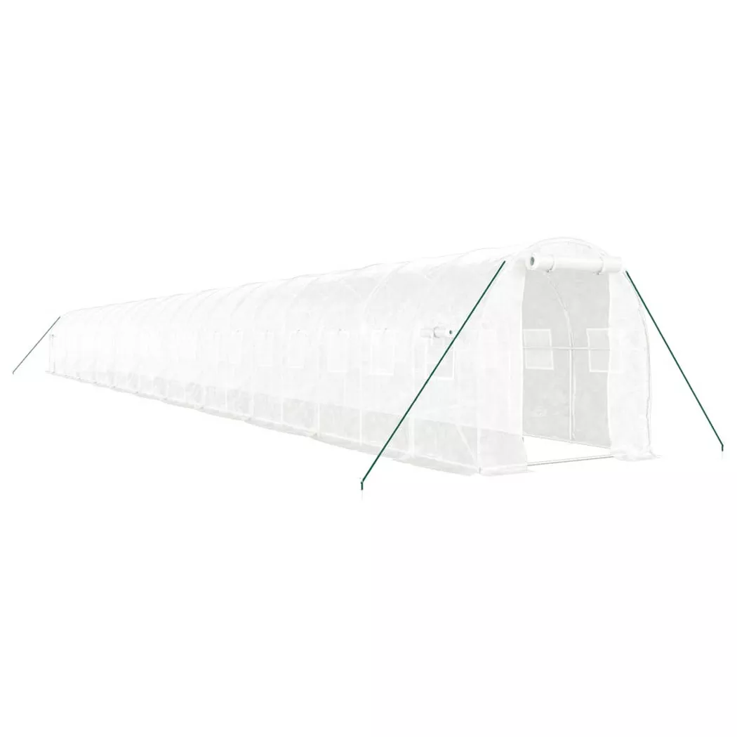 VidaXL - Gewächshaus polyethylen, One Size, Weiss