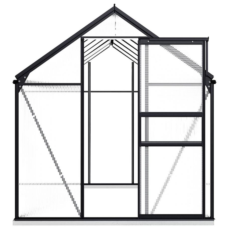 VidaXL Gewächshaus aluminium  