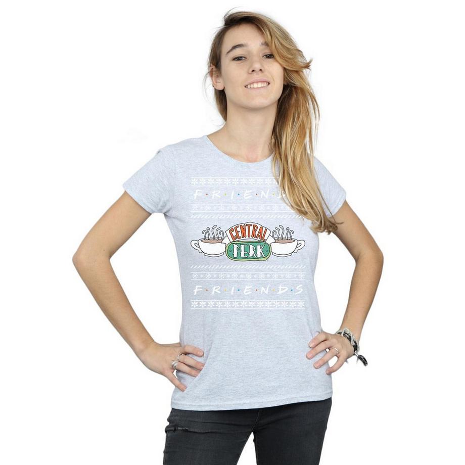Friends Central Perk Ugly Christmas Sweater Style T-Shirt  