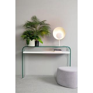 mutoni Console Line Wood blanc 110x35  