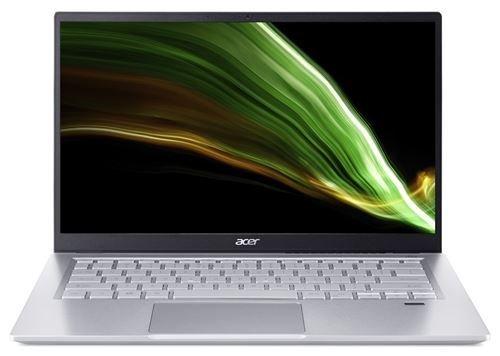 Image of acer Acer Swift 3 SF314-43 - AMD Ryzen 3 5300U / 2.6 GHz - Win 11 Home in S mode - Radeon Graphics - 8 GB RAM - 256 GB SSD - 35.56 cm (14") IPS 1920 x 1080 (Full HD) - Wi-Fi 6 - Reines Silber - kbd: Deutsch (Schweiz) - 256 GB