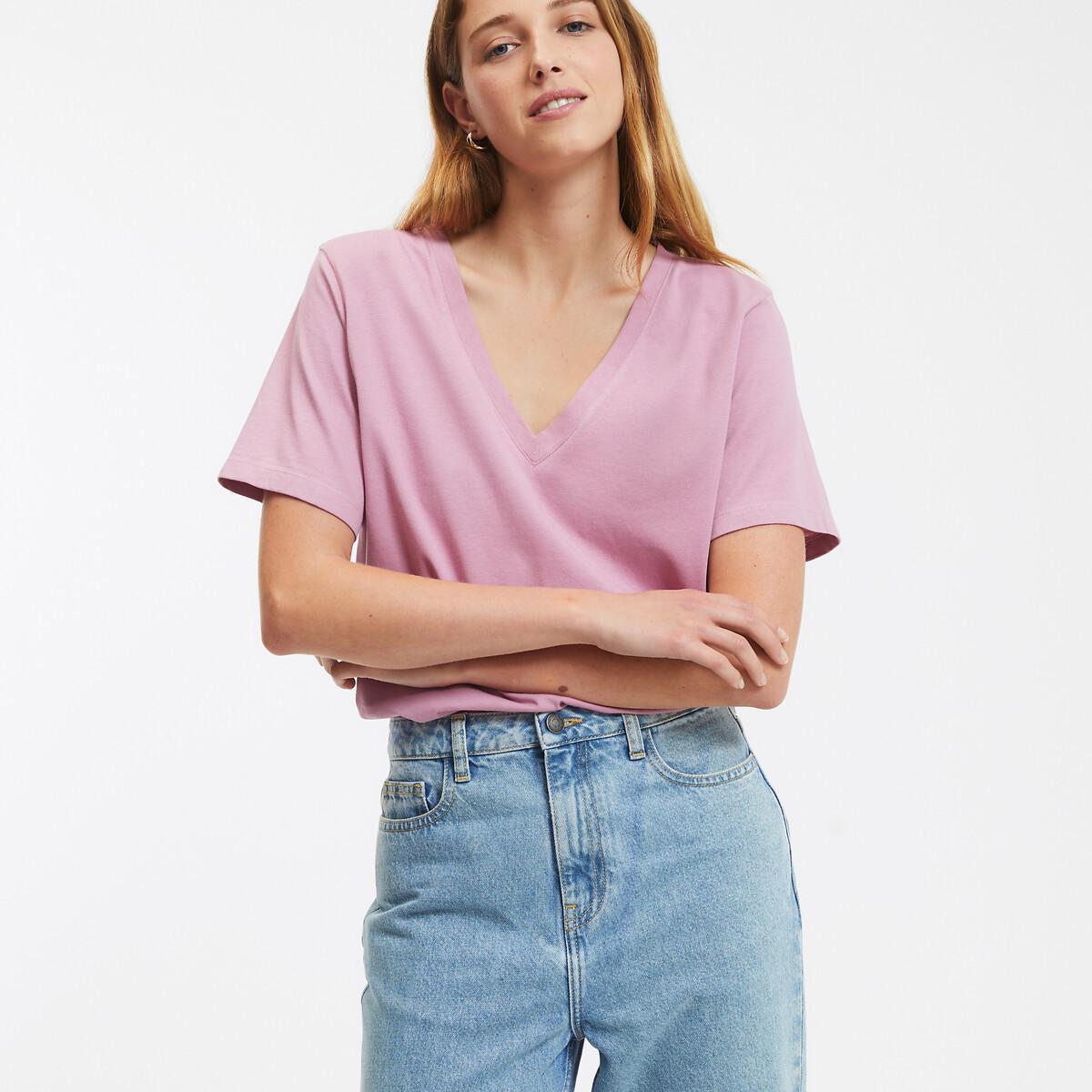 La Redoute Collections  T-shirt loose col V 