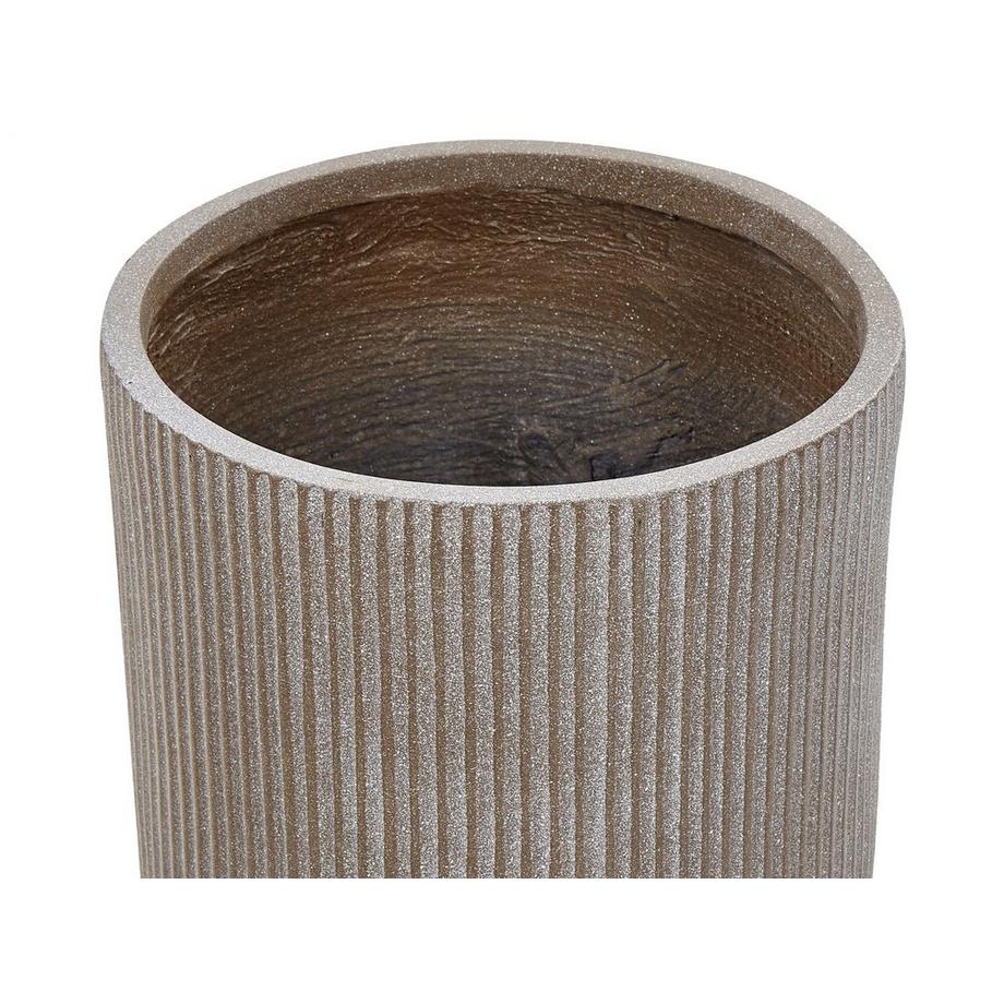 Beliani Vaso per piante en Fibra d'argilla Moderno DARIA  