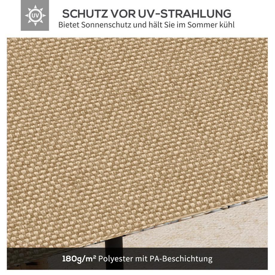 Outsunny Pavillondach, Sonnenschutz  